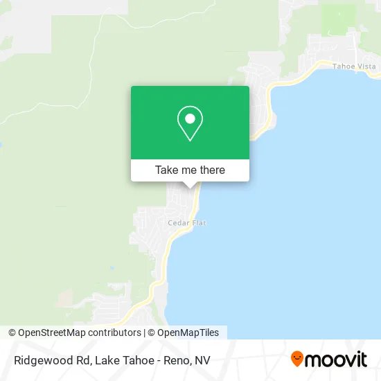 Ridgewood Rd map