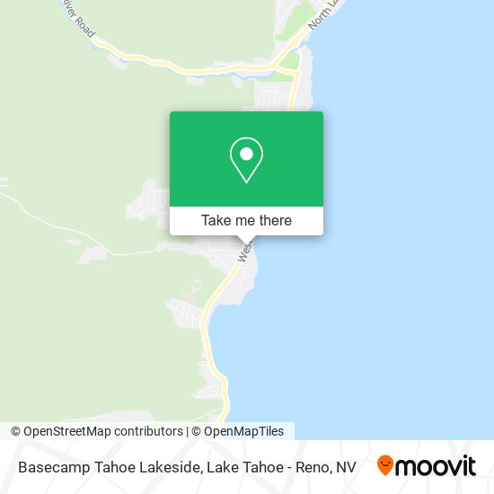 Basecamp Tahoe Lakeside map