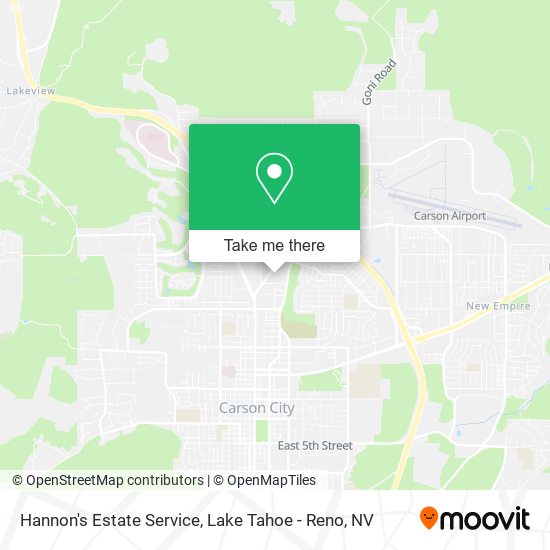 Hannon's Estate Service map