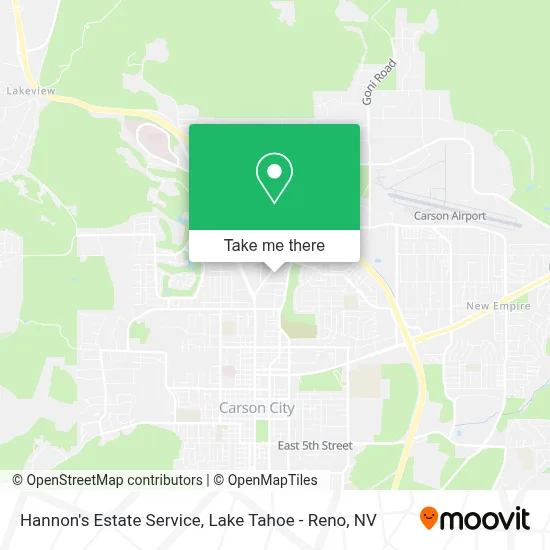 Hannon's Estate Service map