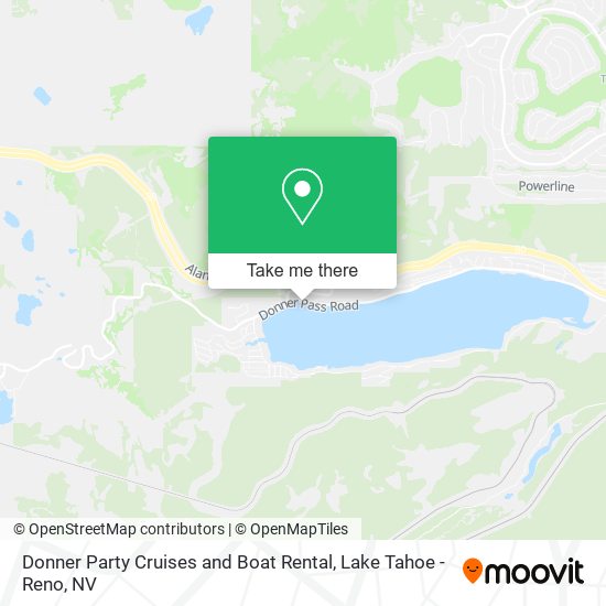 Donner Party Cruises and Boat Rental map