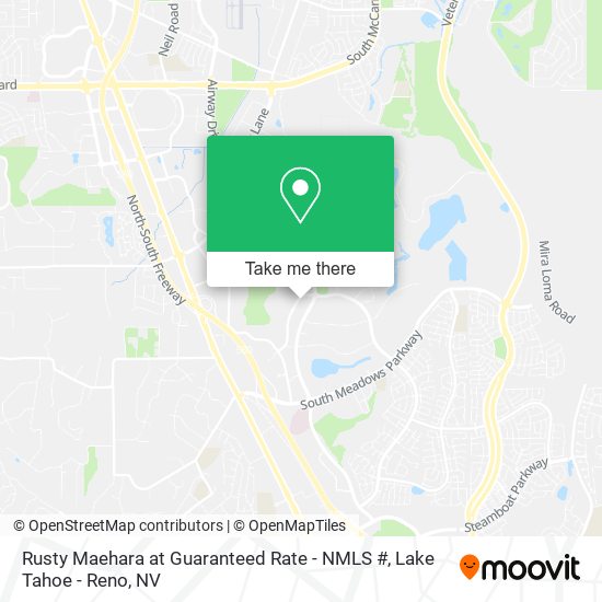 Mapa de Rusty Maehara at Guaranteed Rate - NMLS #