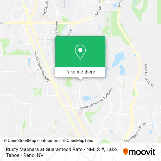 Rusty Maehara at Guaranteed Rate - NMLS # map