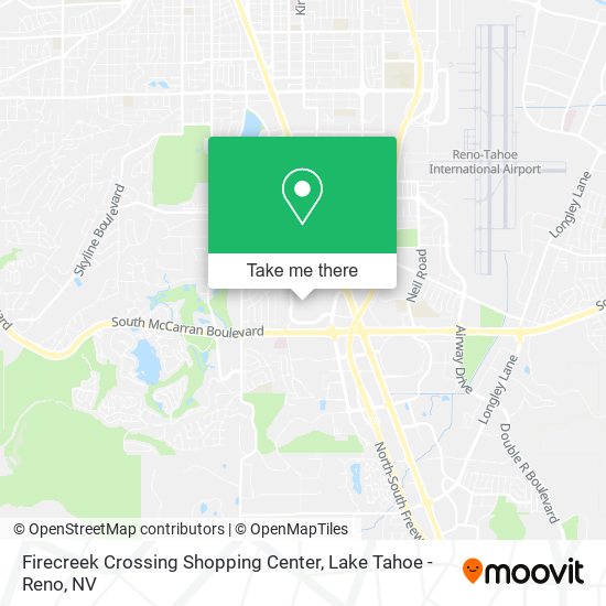 Firecreek Crossing Shopping Center map