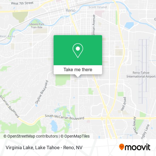 Virginia Lake map
