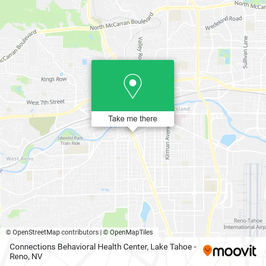 Mapa de Connections Behavioral Health Center