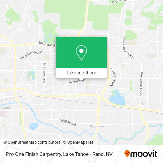 Mapa de Pro One Finish Carpentry