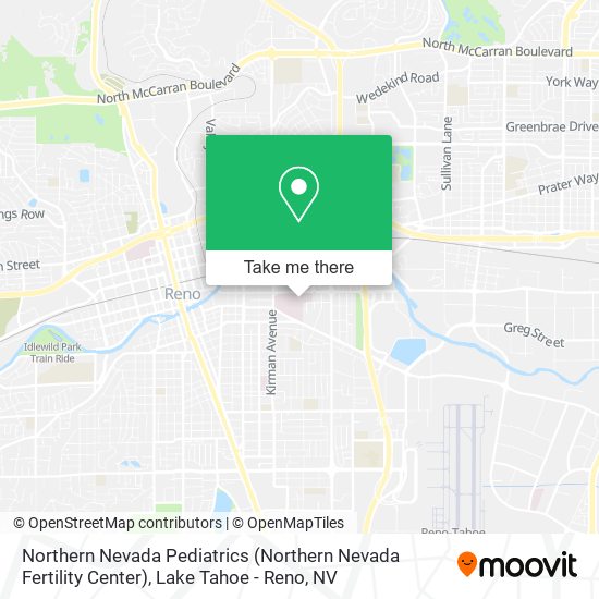Northern Nevada Pediatrics (Northern Nevada Fertility Center) map