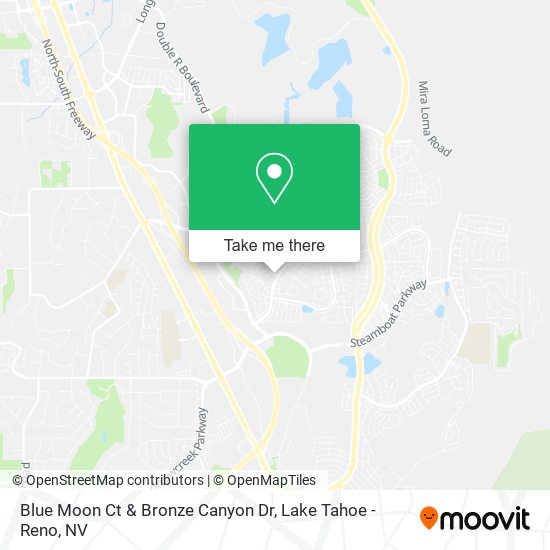 Blue Moon Ct & Bronze Canyon Dr map