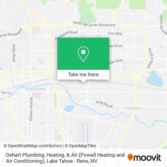 Mapa de Dehart Plumbing, Heating, & Air (Powell Heating and Air Conditioning)