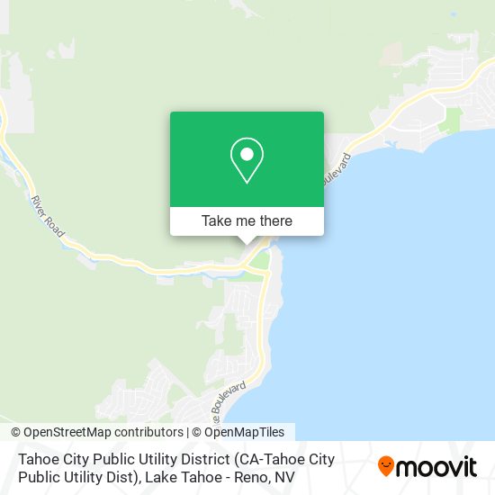 Tahoe City Public Utility District (CA-Tahoe City Public Utility Dist) map