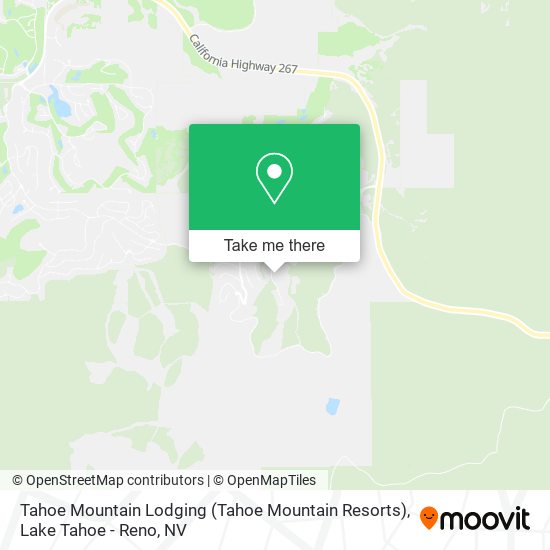 Tahoe Mountain Lodging (Tahoe Mountain Resorts) map