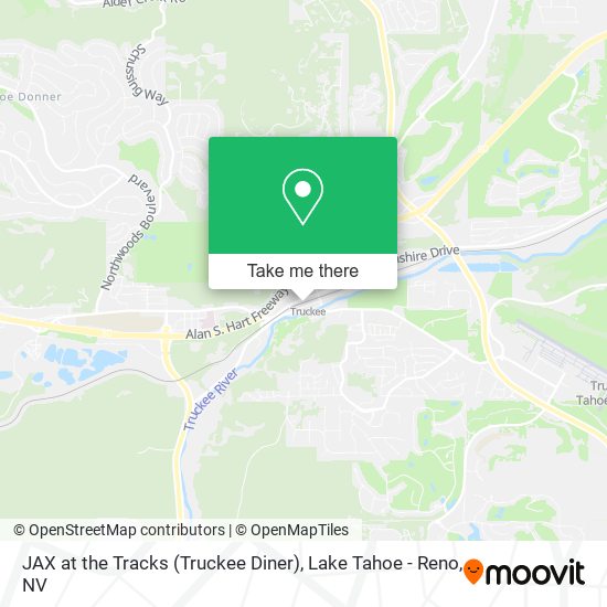 JAX at the Tracks (Truckee Diner) map