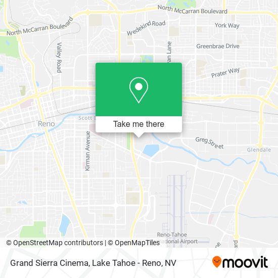 Grand Sierra Cinema map