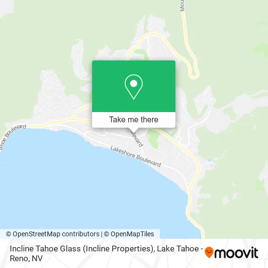 Mapa de Incline Tahoe Glass (Incline Properties)