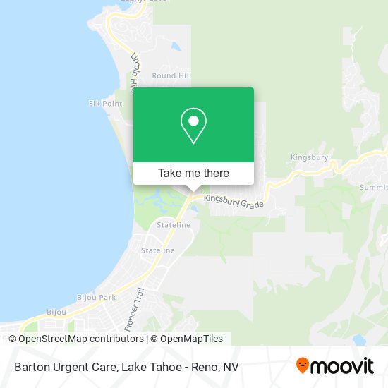 Barton Urgent Care map