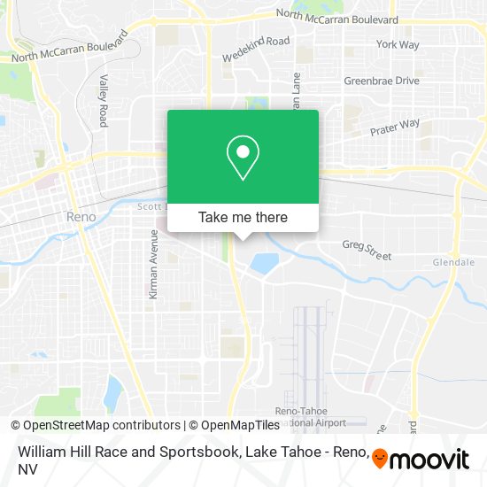 William Hill Race and Sportsbook map