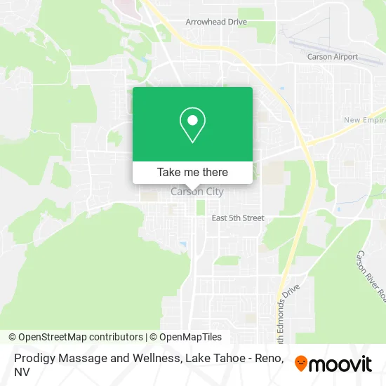 Mapa de Prodigy Massage and Wellness