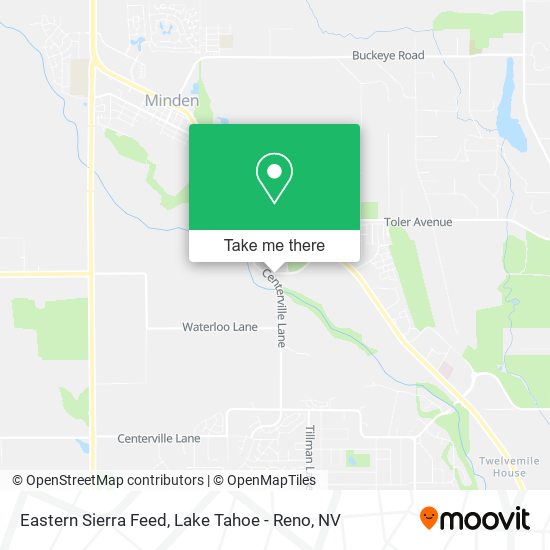 Eastern Sierra Feed map