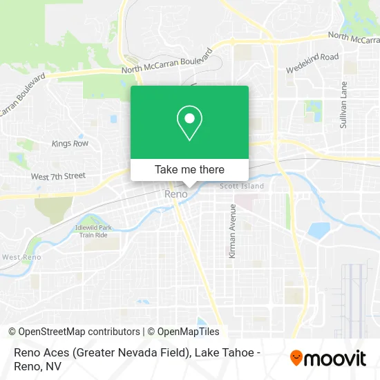Reno Aces (Greater Nevada Field) map