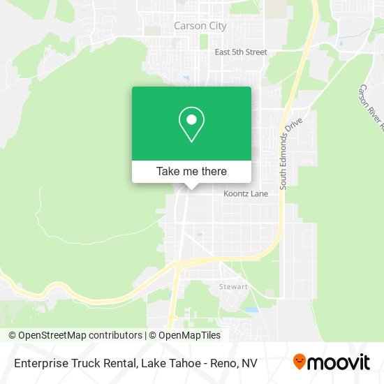 Enterprise Truck Rental map