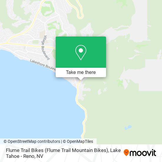 Flume Trail Bikes map