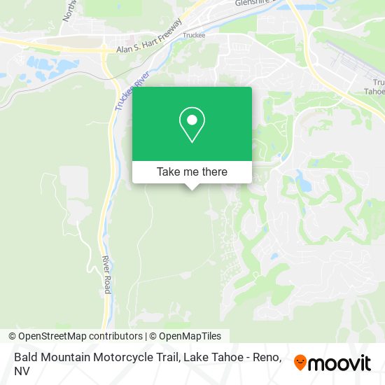 Bald Mountain Motorcycle Trail map