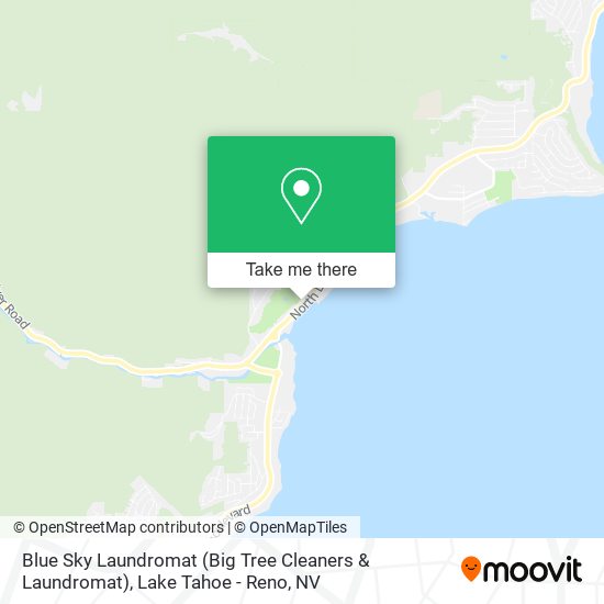 Blue Sky Laundromat (Big Tree Cleaners & Laundromat) map