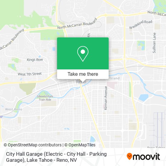 City Hall Garage (Electric - City Hall - Parking Garage) map