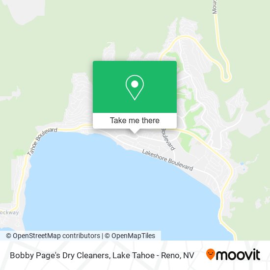 Bobby Page's Dry Cleaners map