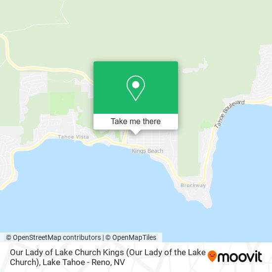 Our Lady of Lake Church Kings map
