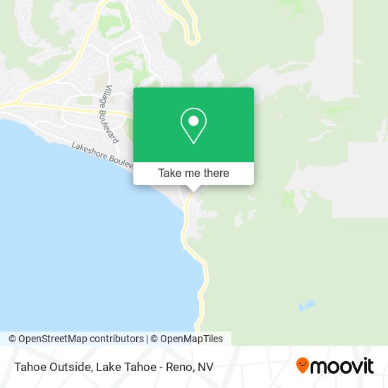 Tahoe Outside map