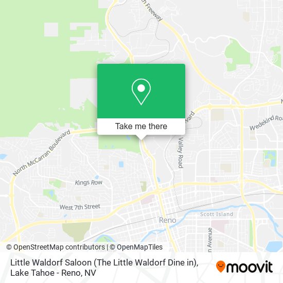 Little Waldorf Saloon (The Little Waldorf Dine in) map