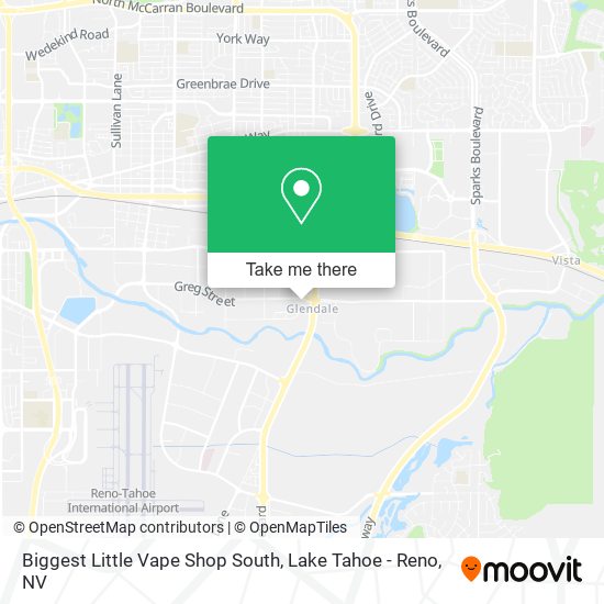 Biggest Little Vape Shop South map