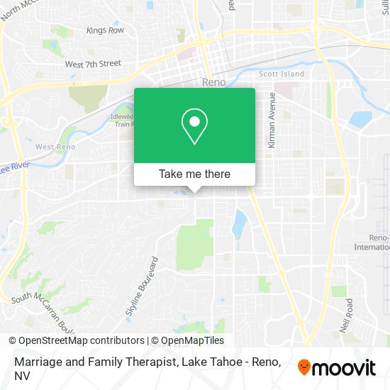 Marriage and Family Therapist map