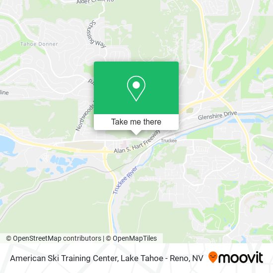 American Ski Training Center map