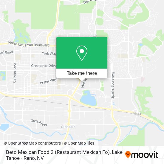 Beto Mexican Food 2 (Restaurant Mexican Fo) map