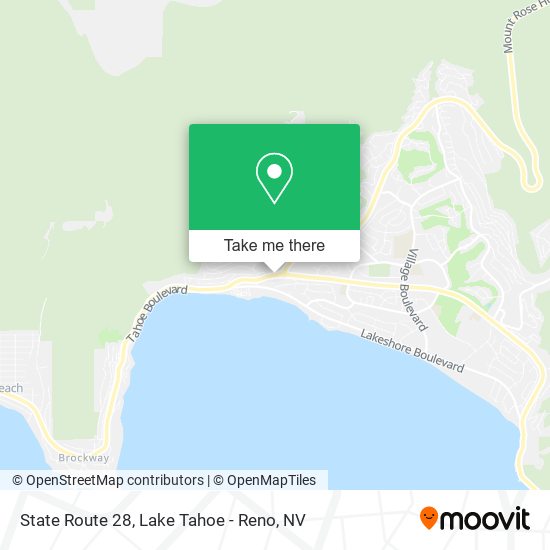 State Route 28 map