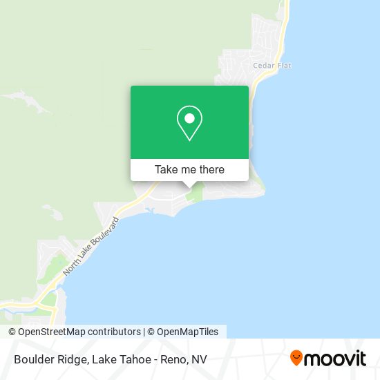 Boulder Ridge map