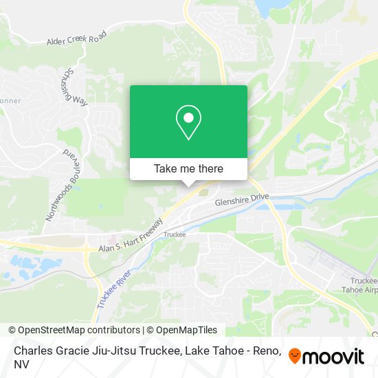 Charles Gracie Jiu-Jitsu Truckee map