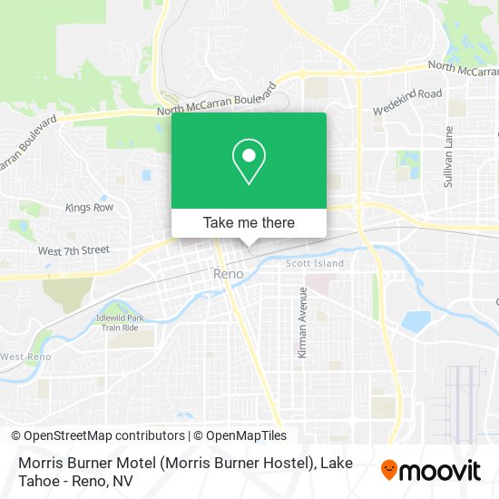 Mapa de Morris Burner Motel (Morris Burner Hostel)