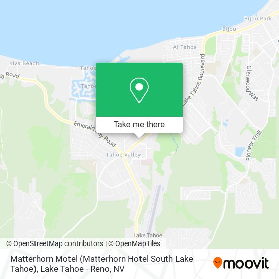 Matterhorn Motel (Matterhorn Hotel South Lake Tahoe) map