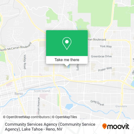 Community Services Agency (Community Service Agency) map