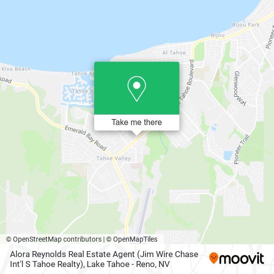 Alora Reynolds Real Estate Agent (Jim Wire Chase Int'l S Tahoe Realty) map