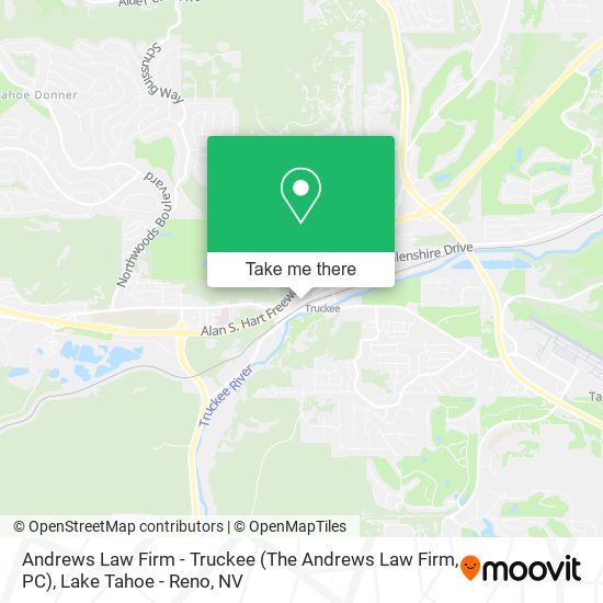 Andrews Law Firm - Truckee (The Andrews Law Firm, PC) map