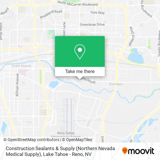 Construction Sealants & Supply (Northern Nevada Medical Supply) map