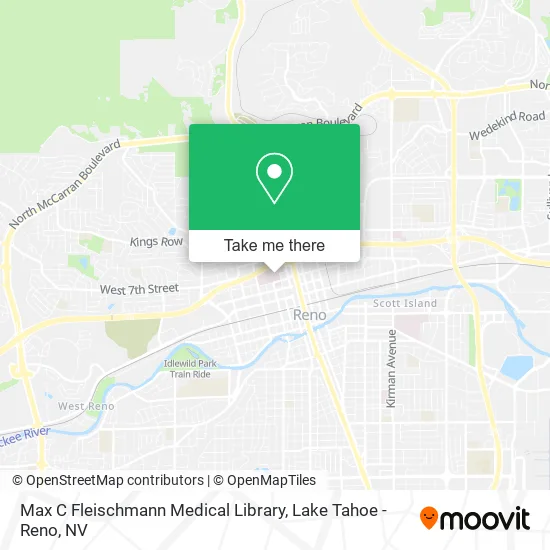 Mapa de Max C Fleischmann Medical Library