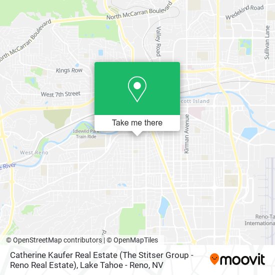 Catherine Kaufer Real Estate (The Stitser Group - Reno Real Estate) map