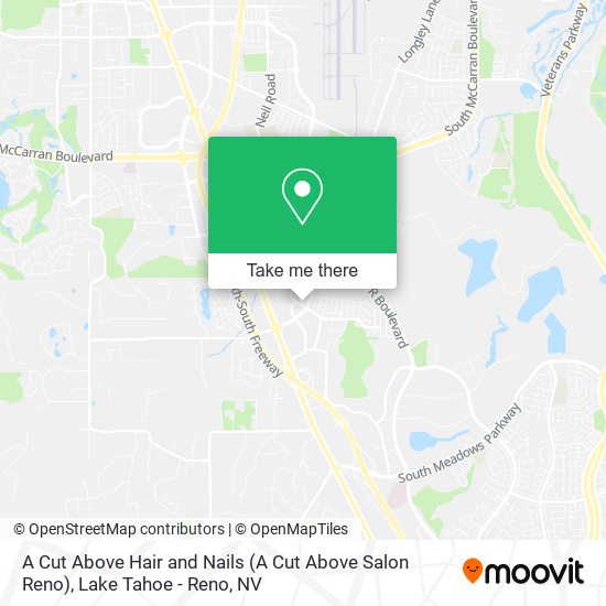 A Cut Above Hair and Nails (A Cut Above Salon Reno) map