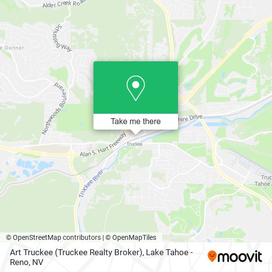 Art Truckee (Truckee Realty Broker) map